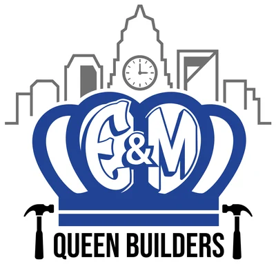E&M Queen Builders logo